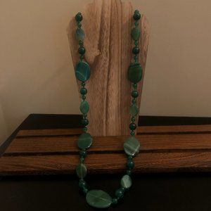 Natural Stone Pendant Necklace